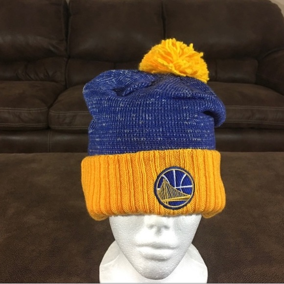 Mitchell and Ness Golden State Warriors Beanie Hat - Picture 1 of 3